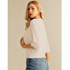 imageGRACE KARIN Womens 34 Short Sleeve Cropped Cardigan Lightweight Button up Crochet Knit Sweater Shrug for Summer SpringLight Apricot