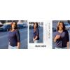imageGRACE KARIN Womens 34 Short Sleeve Cropped Cardigan Lightweight Button up Crochet Knit Sweater Shrug for Summer SpringNavy Blue