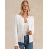 imageGRACE KARIN Womens Cable Knit Cardigan Sweaters Button Down Cardigans 2025 Fall Casual Long Sleeve TopsWhite