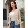 imageGRACE KARIN Womens Classic Long Sleeve Knit Cardigan Sweaters Casual Open Front Button Down Cardigans S3XLBeige