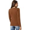 imageGRACE KARIN Womens Classic Long Sleeve Knit Cardigan Sweaters Casual Open Front Button Down Cardigans S3XLBrown