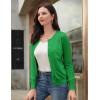 imageGRACE KARIN Womens Classic Long Sleeve Knit Cardigan Sweaters Casual Open Front Button Down Cardigans S3XLGreen