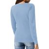 imageGRACE KARIN Womens Classic Long Sleeve Knit Cardigan Sweaters Casual Open Front Button Down Cardigans S3XLLight Blue