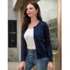 imageGRACE KARIN Womens Classic Long Sleeve Knit Cardigan Sweaters Casual Open Front Button Down Cardigans S3XLNavy Blue