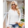 imageGRACE KARIN Womens Classic Long Sleeve Knit Cardigan Sweaters Casual Open Front Button Down Cardigans S3XLWhite22