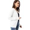 imageGRACE KARIN Womens Classic Long Sleeve Knit Cardigan Sweaters Casual Open Front Button Down Cardigans S3XLWhite22