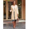 imageGRACE KARIN Womens Dressy Tops Fall Long Sleeve Blouses Elegant Pleated Business Work Shirts Trendy Outfit 2025Apricot