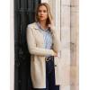 imageGRACE KARIN Womens Fall Long Cardigan Sweaters with Pockets Button Knit Blazer Trendy Open Front Dressy Casual JacketApricot