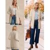 imageGRACE KARIN Womens Fall Long Cardigan Sweaters with Pockets Button Knit Blazer Trendy Open Front Dressy Casual JacketApricot