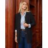 imageGRACE KARIN Womens Fall Long Cardigan Sweaters with Pockets Button Knit Blazer Trendy Open Front Dressy Casual JacketBlack