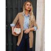 imageGRACE KARIN Womens Fall Long Cardigan Sweaters with Pockets Button Knit Blazer Trendy Open Front Dressy Casual JacketCamel