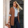 imageGRACE KARIN Womens Fall Long Cardigan Sweaters with Pockets Button Knit Blazer Trendy Open Front Dressy Casual JacketCaramel