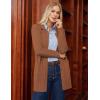 imageGRACE KARIN Womens Fall Long Cardigan Sweaters with Pockets Button Knit Blazer Trendy Open Front Dressy Casual JacketCaramel