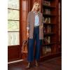 imageGRACE KARIN Womens Fall Long Cardigan Sweaters with Pockets Button Knit Blazer Trendy Open Front Dressy Casual JacketDark Camel