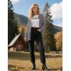 imageGRACE KARIN Womens Fall Long Cardigan Sweaters with Pockets Button Knit Blazer Trendy Open Front Dressy Casual JacketGray