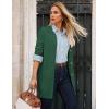 imageGRACE KARIN Womens Fall Long Cardigan Sweaters with Pockets Button Knit Blazer Trendy Open Front Dressy Casual JacketGreen