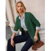 imageGRACE KARIN Womens Fall Long Cardigan Sweaters with Pockets Button Knit Blazer Trendy Open Front Dressy Casual JacketGreen