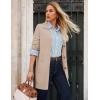 imageGRACE KARIN Womens Fall Long Cardigan Sweaters with Pockets Button Knit Blazer Trendy Open Front Dressy Casual JacketKhaki