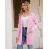 imageGRACE KARIN Womens Long Cardigan Sweater Open Front Classic Knitted Lightweight Sweater with PocketsBaby Pink