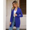 imageGRACE KARIN Womens Long Cardigan Sweater Open Front Classic Knitted Lightweight Sweater with PocketsRoyal Blue