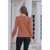 imageGRACE KARIN Womens Long Lantern Sleeve Crew Neck Crochet Top Hollow Out Fall Pullover SweaterCl0834 Red Brown Long Sleeve