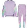 imageGRACE KARIN Girls Clothes Sweatshirt for Teen Girls Fashion Outfits Sweapants Leggings Tracksuit Clothing Set Size 514Purple