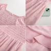imageGRACE KARIN 2025 Womens Long Sleeve Floral Wedding Guest DressSquare Neck Boho Maxi Dress Flowy Elegant Fall DressLight Pink