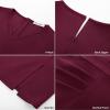 imageGRACE KARIN 2025 Womens Wear to Work Bodycon Dresses 34 Sleeve V Neck Business Casual Elegant Office Pencil DressWinered