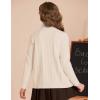 imageGRACE KARIN Girls Cardigan Button Front Cable Knitted School Uniform Sweater for 612 YearsBeige