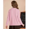 imageGRACE KARIN Girls Cardigan Button Front Cable Knitted School Uniform Sweater for 612 YearsPink