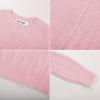 imageGRACE KARIN Girls Cardigan Button Front Cable Knitted School Uniform Sweater for 612 YearsPink
