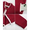 imageGRACE KARIN Girls Cardigan Knit Zip Uniform Sweater School Winter with Pockets 614YMaroon