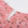 imageGRACE KARIN Girls Fall Floral Dresses 614Y Kids Winter Christmas Party Long Sleeve Holiday Hawaiian Flower DressPink Floral