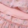 imageGRACE KARIN Girls Fall Floral Dresses 614Y Kids Winter Christmas Party Long Sleeve Holiday Hawaiian Flower DressPink Floral