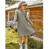 imageGRACE KARIN Girls Fall Sweater Dresses Girl Long Sleeve Winter Dress Kids Knit Casual Formal Dresses Size 614Army Green