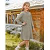 imageGRACE KARIN Girls Fall Sweater Dresses Girl Long Sleeve Winter Dress Kids Knit Casual Formal Dresses Size 614Army Green