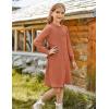 imageGRACE KARIN Girls Fall Sweater Dresses Girl Long Sleeve Winter Dress Kids Knit Casual Formal Dresses Size 614Brown
