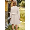 imageGRACE KARIN Girls Fall Sweater Dresses Girl Long Sleeve Winter Dress Kids Knit Casual Formal Dresses Size 614Cream