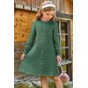 imageGRACE KARIN Girls Fall Sweater Dresses Girl Long Sleeve Winter Dress Kids Knit Casual Formal Dresses Size 614Green