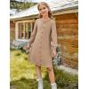 imageGRACE KARIN Girls Fall Sweater Dresses Girl Long Sleeve Winter Dress Kids Knit Casual Formal Dresses Size 614Khaki