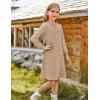 imageGRACE KARIN Girls Fall Sweater Dresses Girl Long Sleeve Winter Dress Kids Knit Casual Formal Dresses Size 614Khaki