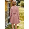 imageGRACE KARIN Girls Fall Sweater Dresses Girl Long Sleeve Winter Dress Kids Knit Casual Formal Dresses Size 614Salmon Pink