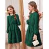 imageGRACE KARIN Girls Long Sleeve Fall Dress Casual Party Teen Swiss Dot Ruffle Tiered Lace Dresses for 714 YearsGreen