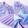 imageGRACE KARIN Girls Long Sleeve Swimsuit Mermaid Bathing Suit Rash Guard Swimwear 4 Piece Size 512Skypurple