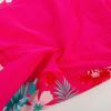 imageGRACE KARIN Girls Rash Guard Swimsuit Short Sleeve Two Piece Bathing Suit 612YPink Flowers