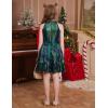 imageGRACE KARIN Girls Sequin Party Dress Kids Sparkly Formal Birthday Teen Special Occasion Fancy Pageant Dresses Size 614Colorful Green
