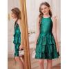imageGRACE KARIN Girls Sequin Party Dress Kids Sparkly Formal Birthday Teen Special Occasion Fancy Pageant Dresses Size 614Green