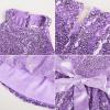 imageGRACE KARIN Girls Sequin Party Dress Kids Sparkly Formal Birthday Teen Special Occasion Fancy Pageant Dresses Size 614Purple
