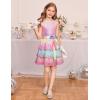 imageGRACE KARIN Girls Sequin Party Dress Kids Sparkly Formal Birthday Teen Special Occasion Fancy Pageant Dresses Size 614Rainbow