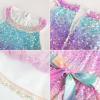 imageGRACE KARIN Girls Sequin Party Dress Kids Sparkly Formal Birthday Teen Special Occasion Fancy Pageant Dresses Size 614Rainbow